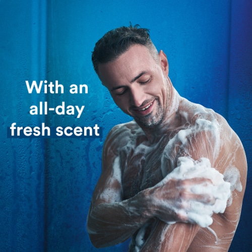 Suave Men Hair Face and Body Wash 3 in 1 Mens Body Wash Perspective: top