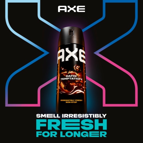 AXE Body Spray Deodorant Dark Temptation Deodorant for Men Formulated Without Aluminum Perspective: top