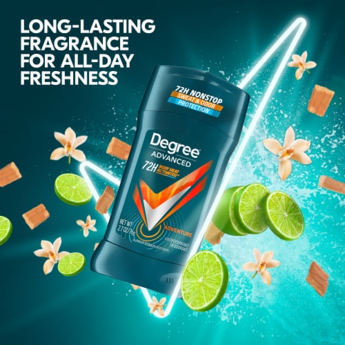 Degree Men Adventure Antiperspirant Deodorant Perspective: top