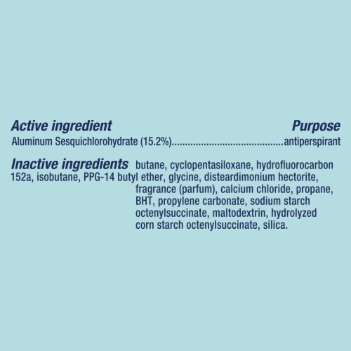 Degree UltraClear Women's Antiperspirant Deodorant Spray Pure Rain Perspective: top