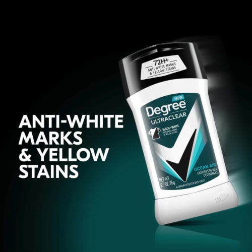 Degree Men UltraClear Ocean Air Antiperspirant Deodorant Perspective: top