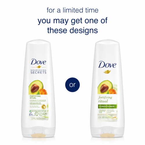 Dove Nourishing Secrets Fortifying Conditioner Perspective: top