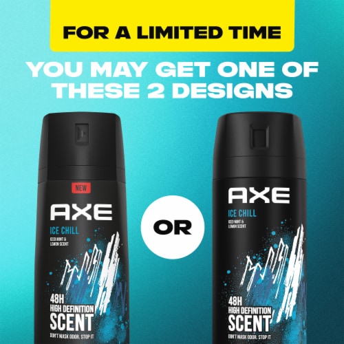 AXE Ice Chill Body Spray Deodorant Perspective: top
