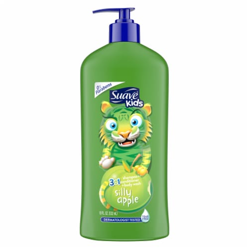Suave® Kids Silly Apple 3-in-1 Shampoo + Conditioner + Body Wash Perspective: top