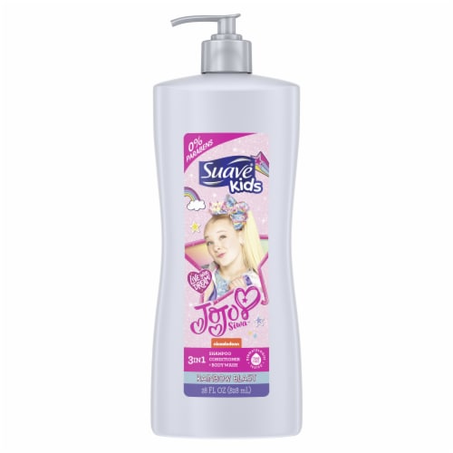 Suave® Kids JoJo Siwa™ Rainbow Blast 3in1 Shampoo Conditioner + Bodywash Perspective: top