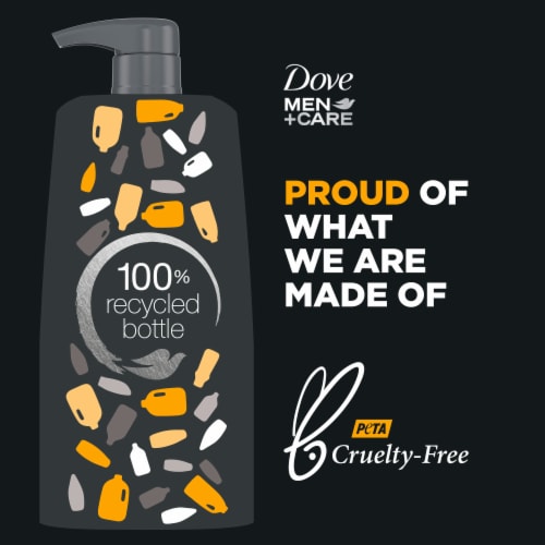 Dove Men+Care Thick + Strong 2-in-1 Shampoo + Conditioner Perspective: top