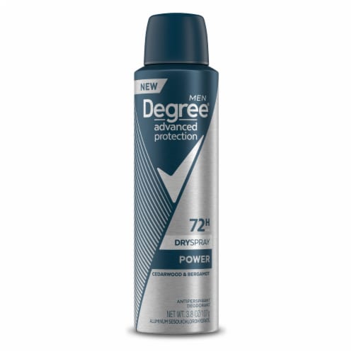 Degree® Men 72-Hour Wetness Protection Power Strongest Antiperspirant Deodorant Spray Perspective: top