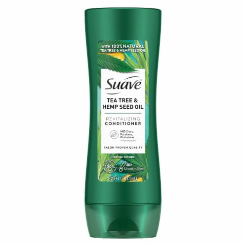Suave Tea Tree & Hemp Seed Oil Revitalizing Conditioner Perspective: top