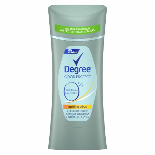 Degree® Women Aluminum-Free 48-Hour Odor Protection Uplifiting Citrus Deodorant Stick Perspective: top