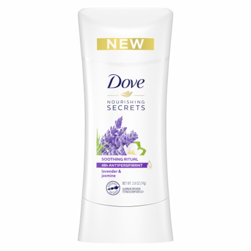 Dove Nourshing Secrets 48hr Protection Lavender & Jasmine Antiperspirant Deodorant Stick Perspective: top