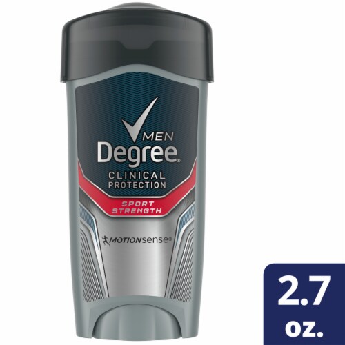 Degree Men Sport Strength Clinical Protection Antiperspirant Deodorant Stick Perspective: top