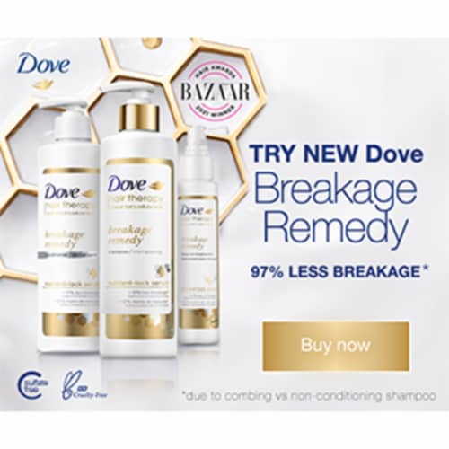 Dove Hair Therapy Breakage Remedy Conditioner Perspective: top