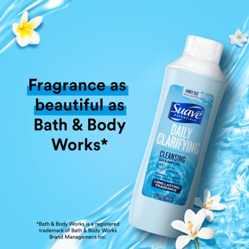Suave Essentials Daily Clarifying Cleansing Shampoo Perspective: top