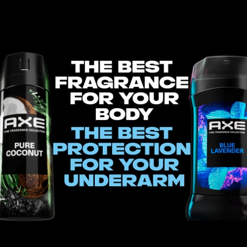Axe Fine Fragrance Collection Men's Premium Deodorant Body Spray Pure Coconut Aluminum-Free Perspective: top