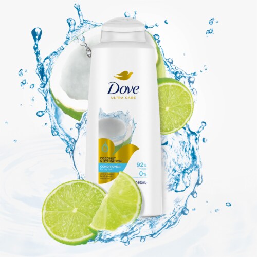 Dove Ultra Care Coconut & Hydration Conditioner Perspective: top