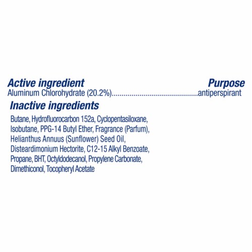 Dove Advanced Care Invisible Clear Finish Dry Spray Antiperspirant Deodorant Perspective: top