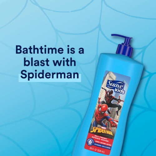 Suave Kids Fresh Spider-Sense Three in One Shampoo Conditioner Body Wash Perspective: top