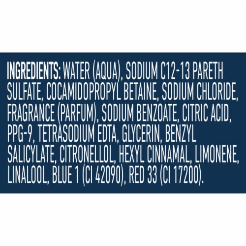 Suave Men Refresh Body Wash Perspective: top