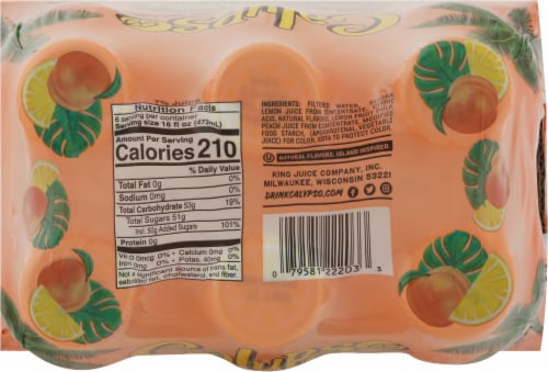 Calypso Southern Peach Lemonade Perspective: top