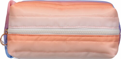 Scunci Quilted Cosmetic Bag - Ombre Perspective: top