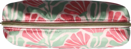 Conair Floral Loaf Organizer Cosmetic Bag Perspective: top