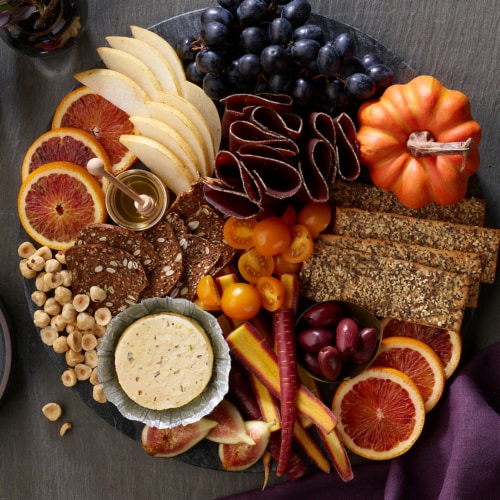 Boursin Fig & Balsamic Gournay Cheese Perspective: top