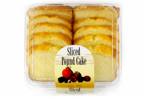 Olson's Baking Company Sliced Pound Cake Perspective: top