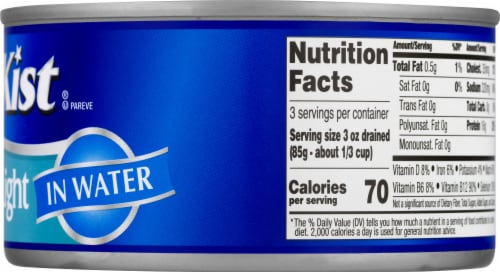 StarKist Chunk Light Tuna in Water Cans Perspective: top