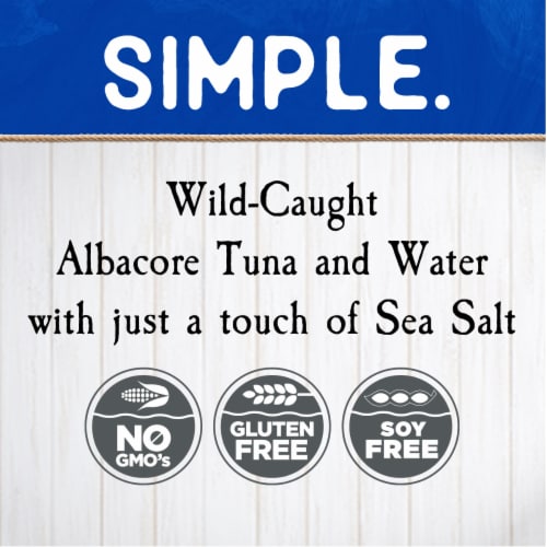 Blue Harbor® Wild Albacore Solid White Tuna in Water Perspective: top