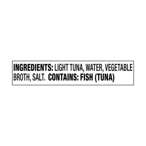 StarKist Reduced Sodium Chunk Light in Water Can Perspective: top