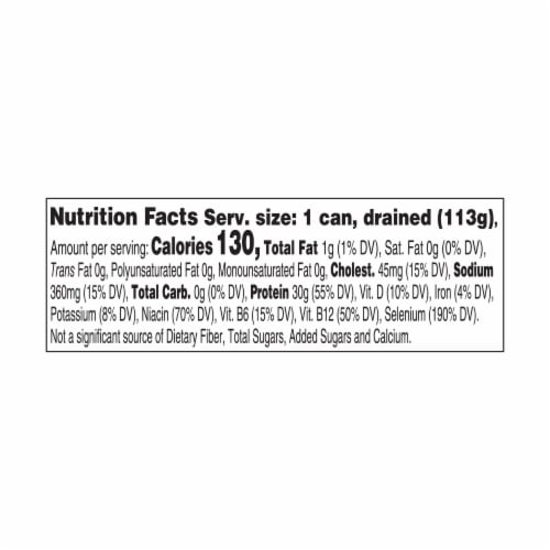 StarKist Selects Solid White Albacore Tuna in Water Can Perspective: top