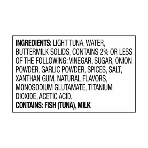 StarKist Tuna Creations Ranch Pouch Perspective: top