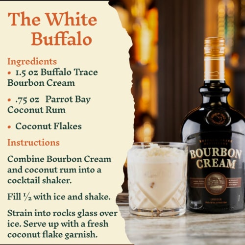 Buffalo Trace Distillery Bourbon Cream Perspective: top