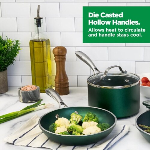 Granite Stone Emerald Cookware Collection Perspective: top