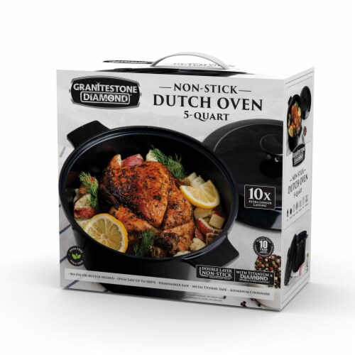 Granite Stone™ Nonstick Dutch Oven Perspective: top