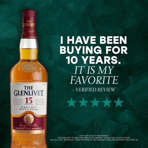 The Glenlivet The French Oak Reserve Single Malt Scotch Perspective: top
