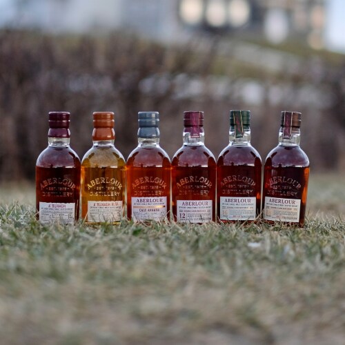 Aberlour Aged 16 Years Double Cask Matured Single Malt Scotch Whisky Perspective: top