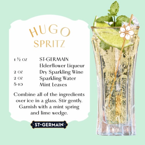 St Germain Elderflower Floral Liqueur Perspective: top