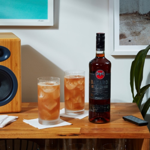 Bacardi Black Dark Rum Perspective: top