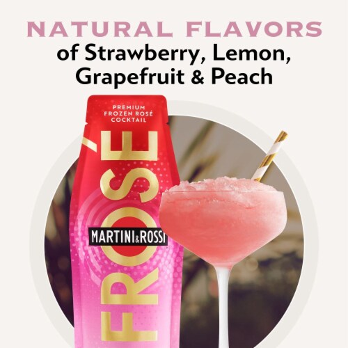 Martini Rossi Frose Premium Rose Frozen Ready to Drink Cocktail Single Pouch 10 fl oz Harris Teeter