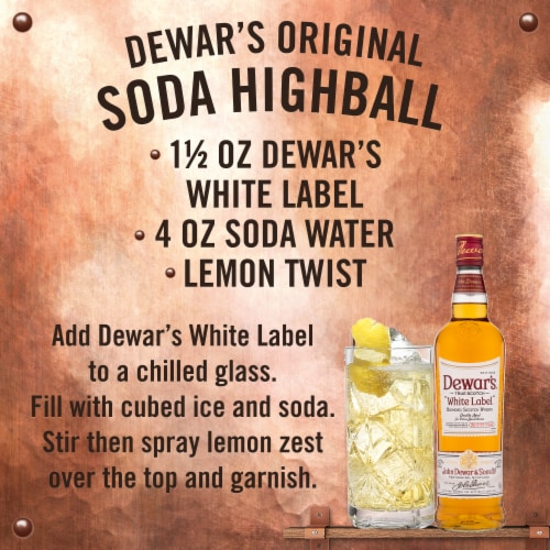 Dewar's White Label Blended Scotch Perspective: top