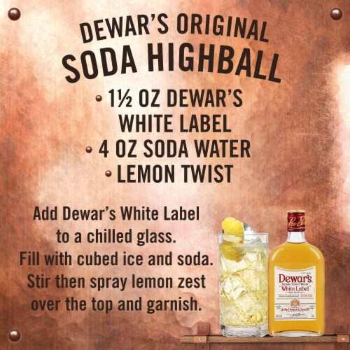 DEWAR'S® White Label Blended Scotch Whisky Perspective: top