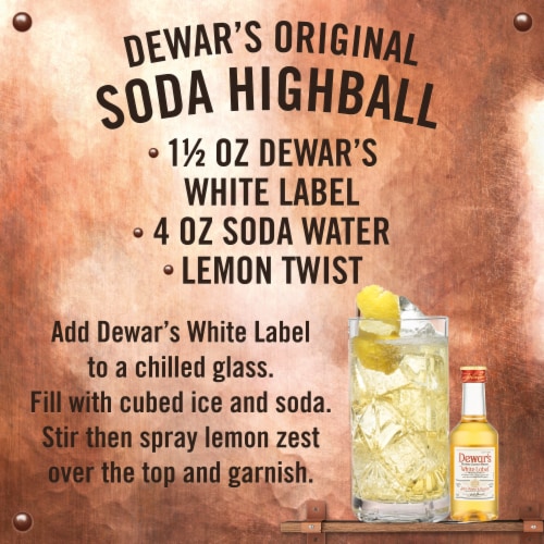 DEWAR'S® White Label Blended Scotch Whisky Perspective: top