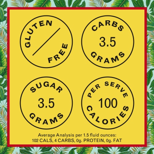 BACARDÍ® Limon Rum, Gluten Free Perspective: top