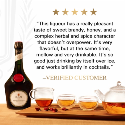 BÉNÉDICTINE® D.O.M. French Liqueur Perspective: top