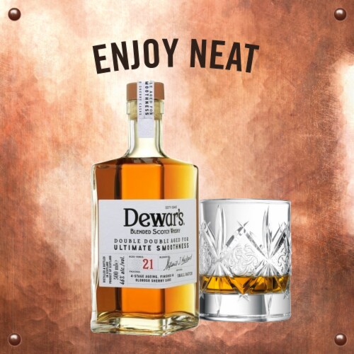 DEWAR'S® Double Double 21 Year Old Blended Scotch Whisky Perspective: top