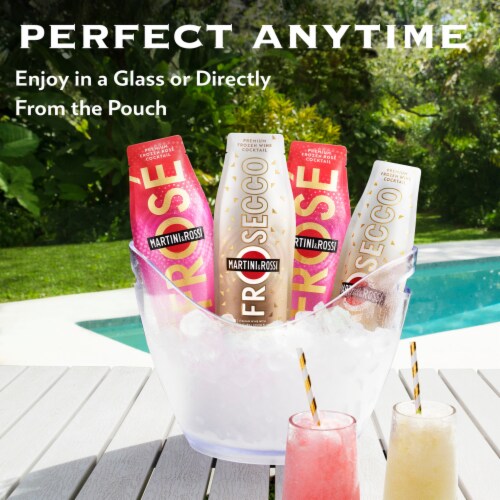 Martini & Rossi Frosecco Frozen Ready to Drink Cocktail Perspective: top