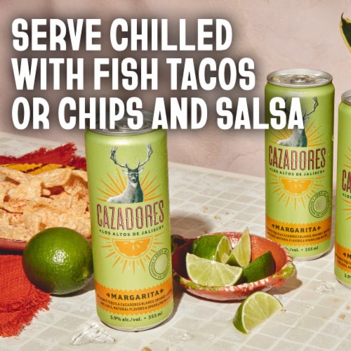 Cazadores Ready to Drink Citrus Margarita Cocktail Perspective: top
