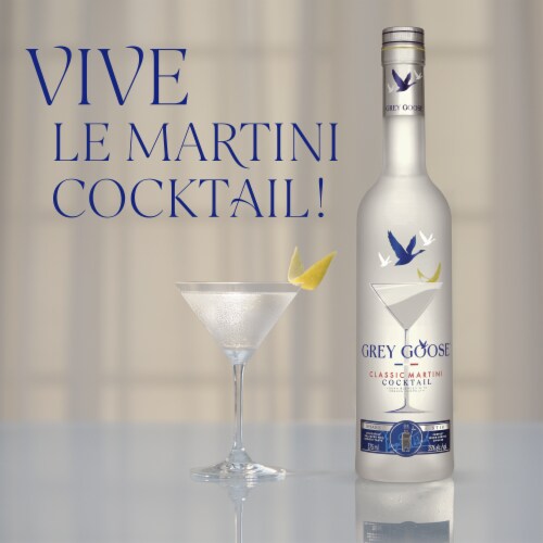GREY GOOSE® Classic Martini Cocktail Ready to Serve Perspective: top