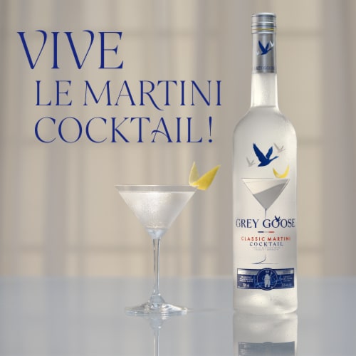 GREY GOOSE® Classic Martini Cocktail Ready to Serve Perspective: top
